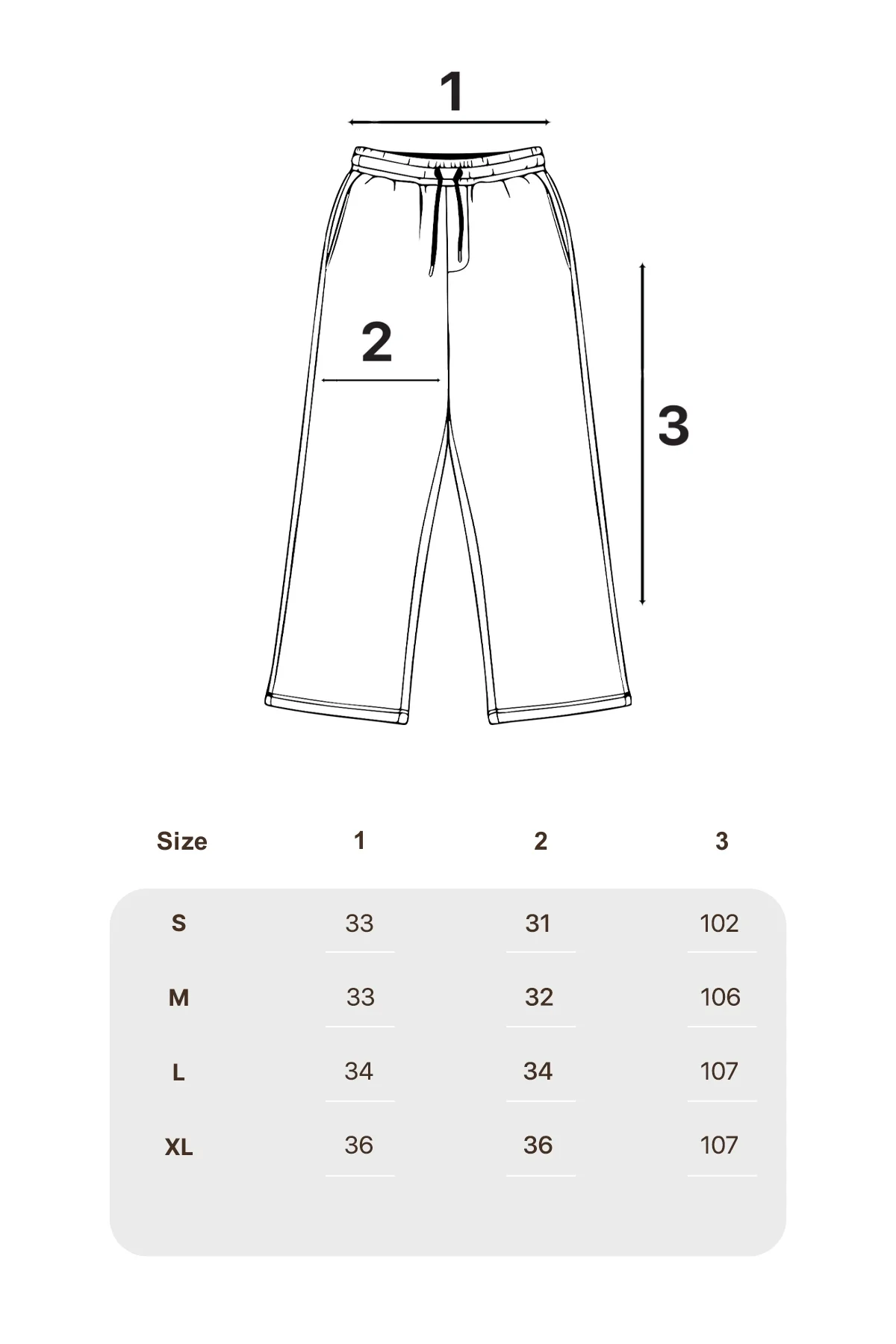 Premium Swag Wide Leg Erkek Gri Eşofman Altı