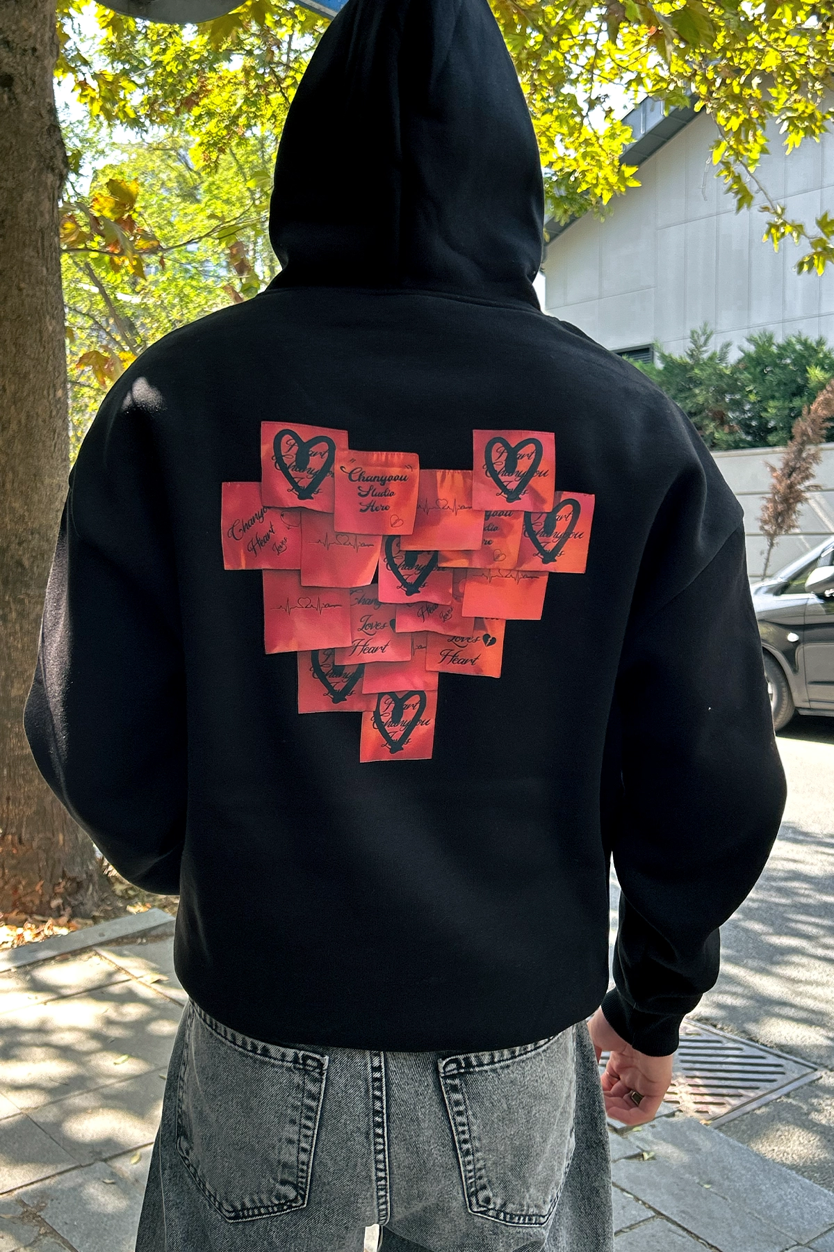 *p(R)ojectR®︎ Heart Logo Hoodie ランペ　XLサイズ p(R)ojectR® Logo Valentine hoodie ピンク XL - メルカリ