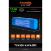 Grundig VCR 7230 3500mAh Robot Süpürge Bataryası - Koruma Katmanlı Batarya Teknolojisi