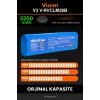 Viomi Robot Vacuum Cleaner V3 Uyumlu 3200mAh Robot Süpürge Bataryası - Gerçek Kapasite, Maksimum Güvenlik
