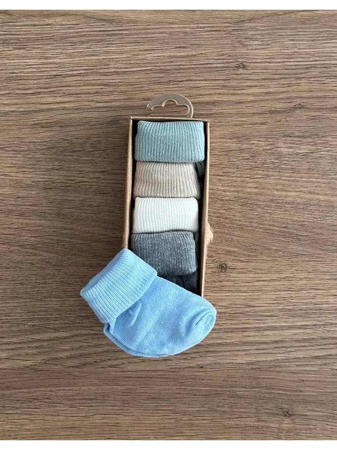 5 li Bebek Çorap
