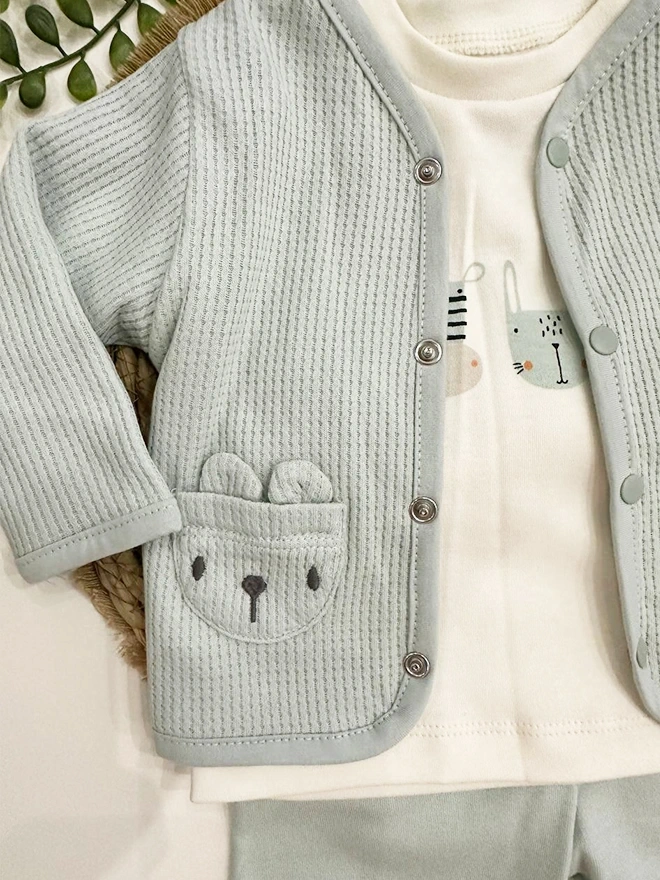 Sweet Melisa Erkek Bebek Takım 3lü Set