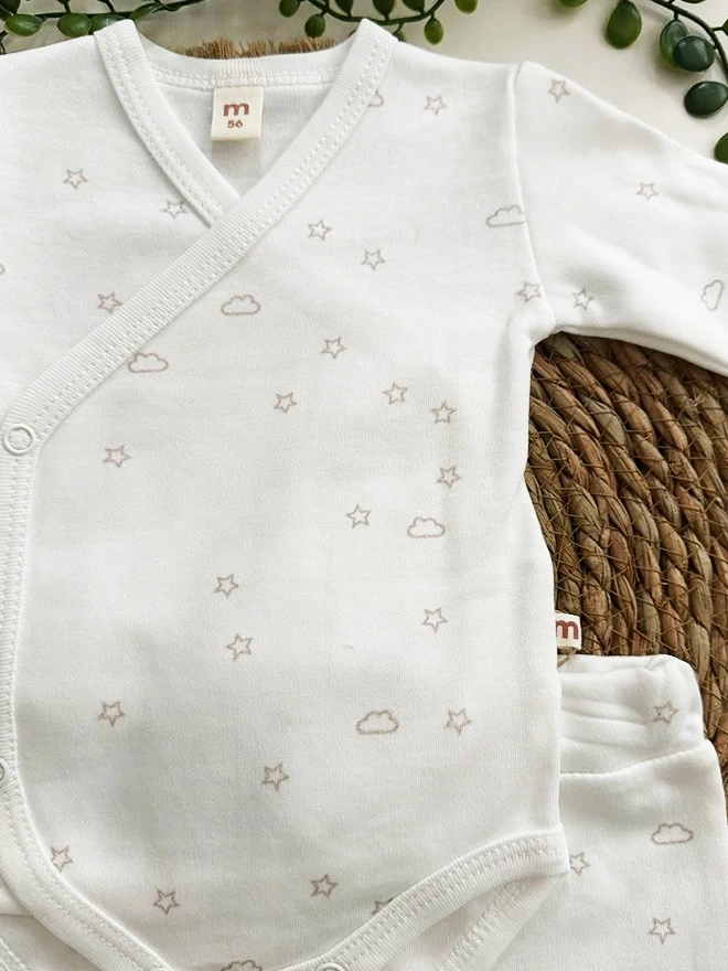 Yıldız Bulut Baskılı Battaniyeli Kruvaze Body