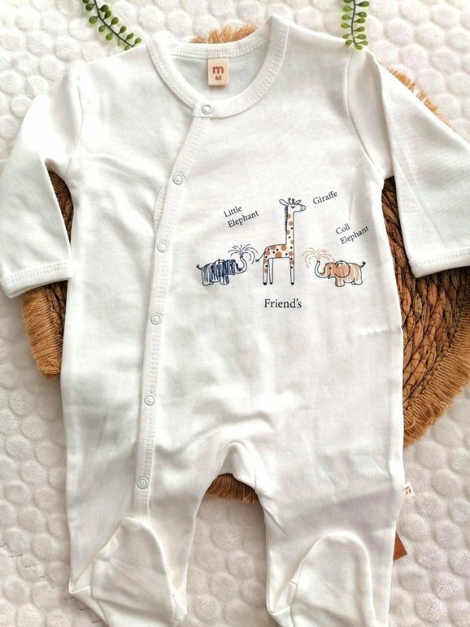 Fil Baskılı 2 li Tulum Set