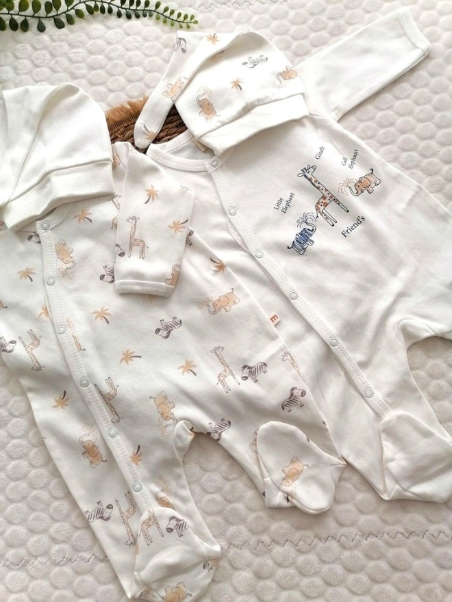 Fil Baskılı 2 li Tulum Set