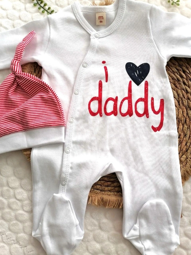 Mummy Daddy İnce Çizgili 2 li Tulum