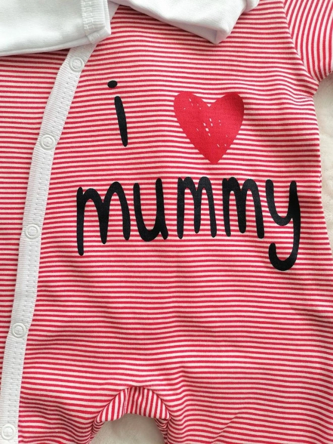 Mummy Daddy İnce Çizgili 2 li Tulum