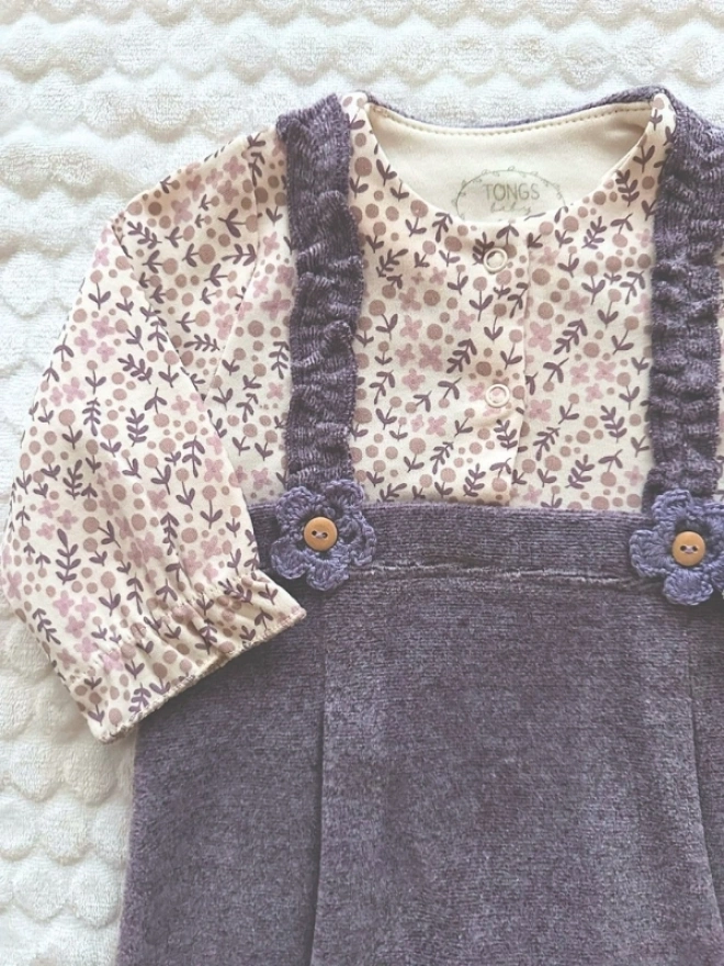 Autumn Flowers Fırfırlı