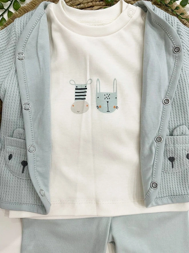 Sweet Melisa Erkek Bebek Takım 3lü Set