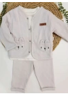 Sweet Melisa Erkek Bebek Takım 3lü Set