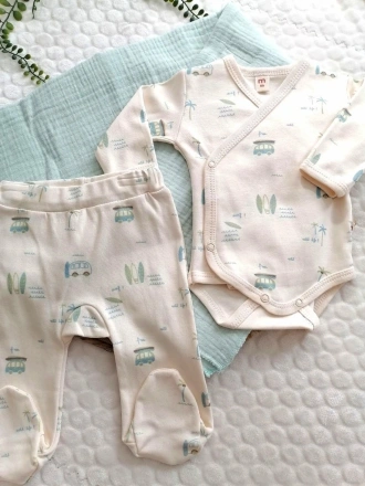 Kamping Baskılı Kruvaze 3 lü Set