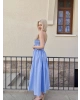 Mavi Dakron Straplez Elbise