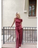 Bordo Omuz Detay Alt Üst Takım