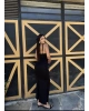 Siyah Askılı Çan Elbise