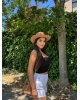 Beyaz Kot Şort