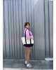Pembe Gömlek Şort Takım