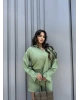 Haki Gömlek Şort Takım