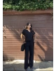 Siyah Yarasa Kol Keten Takım