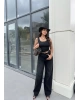 Füme Tokalı Baggy Jean