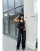 Füme Tokalı Baggy Jean