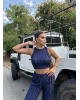 Lacivert Dikiş Detay Alt Üst Takım