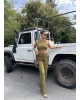 Yeşil Dikiş Detay Alt Üst Takım