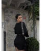 Siyah Yumoş Tasarım Crop