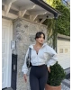 Gri Fermuarlı Crop Hırka