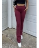 Bordo Brshk Tayt Pantolon