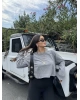 Antrasit Modal Oversize Yıkamalı Sweatshırt