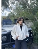 Bej Oversize Peluş Mont