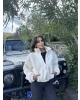 Bej Oversize Peluş Mont
