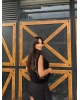 Siyah Zra Örgü Yelek