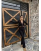 Siyah Fitilli Fermuarlı Alt Üst Takım