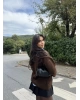 Kahverengi Bisiklet Yaka Basic Kazak