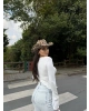 Beyaz Kolanları Volanlı Sun Crop