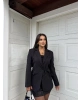 Siyah Tasarım Blazer