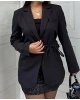 Siyah Tasarım Blazer