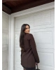 Kahverengi Tasarım Blazer