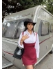 Bordo Gömlek Elbise