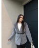 Antrasit Fox Kemerli Ceket
