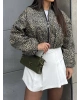 Bomber Leopar Ceket