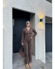 Kahverengi Zra Model Hırka Takım