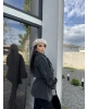 Antrasit Kaşe Trenç Mont