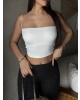 Beyaz Askılı Gloplu Basic Crop