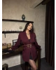 Bordo Aksesuarlı Blazer Ceket