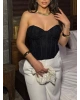 Siyah Korseli Dantel Zra Straplez Bralet