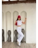 Gri Taşlı Bisiklet Yaka Brshk Takım