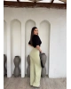 Yeşil Çimalı Tayt Pantolon