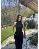 Siyah Asimetrik Bürümcük Takım